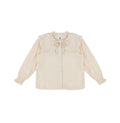 LINEN COLLAR BLOUSE