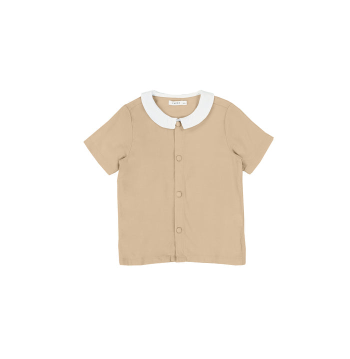 LINEN COLLAR SHIRT