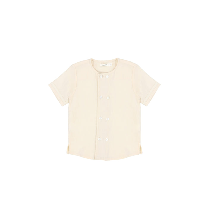 LINEN DOUBLE BUTTON SHIRT