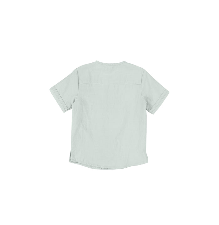 LINEN DOUBLE BUTTON SHIRT