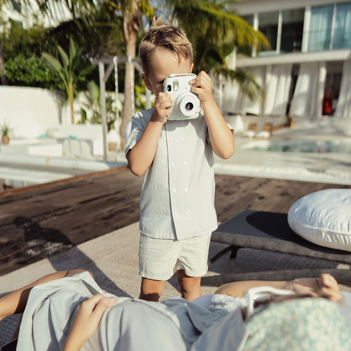 LINEN SHORTS