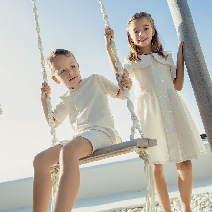 LINEN SHORTS