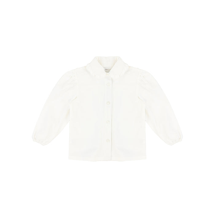 LONG SLEEVES RUFFLE COLLAR BLOUSE