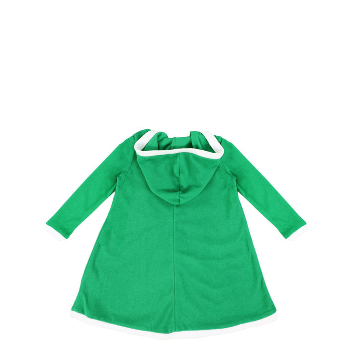 LONG SLEEVES TERRY TRIM DRESS