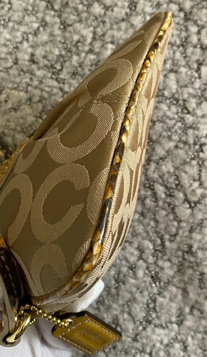 Coach Madison Op Art Small Wristlet – Authentic Designer Zip Wallet, Brand New Without Tags