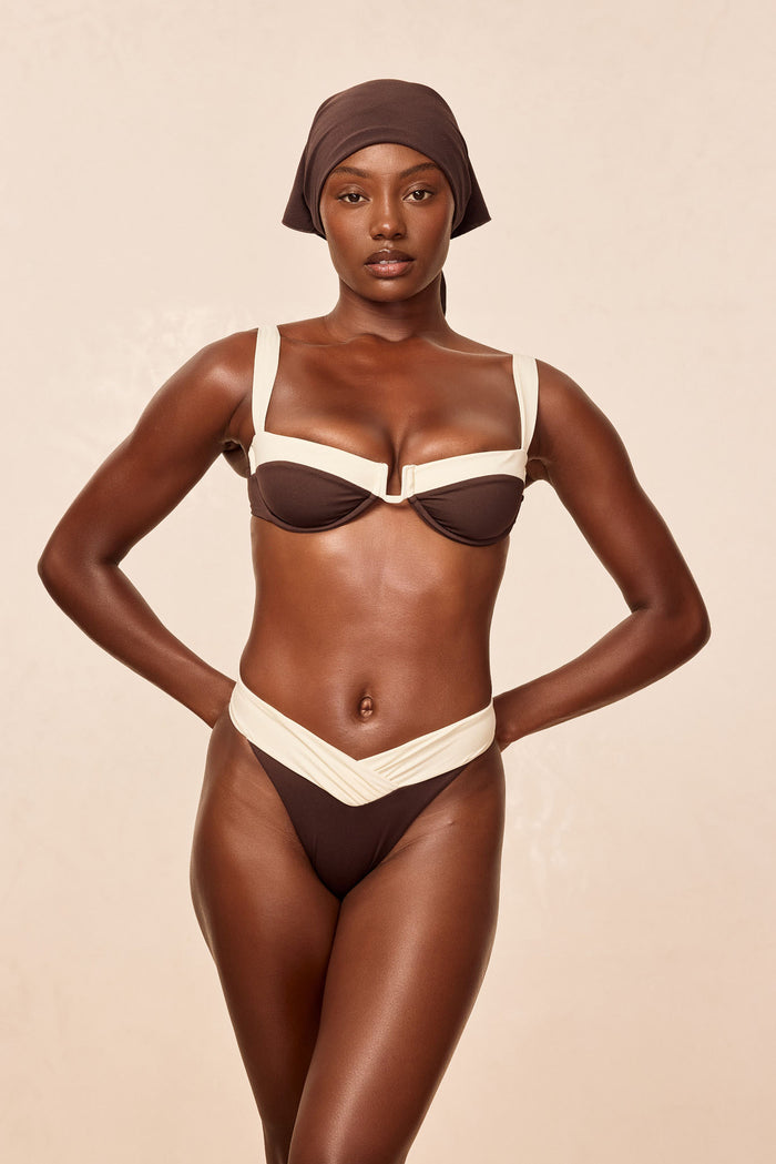 Marseille Bottom - Espresso/Ivory