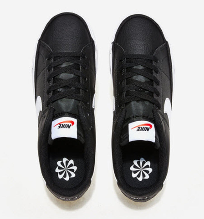 Nike Men Court Legacy Tennis Shoes Run Black Athletic Sneakers Shoe DH3162-001 - Image 3
