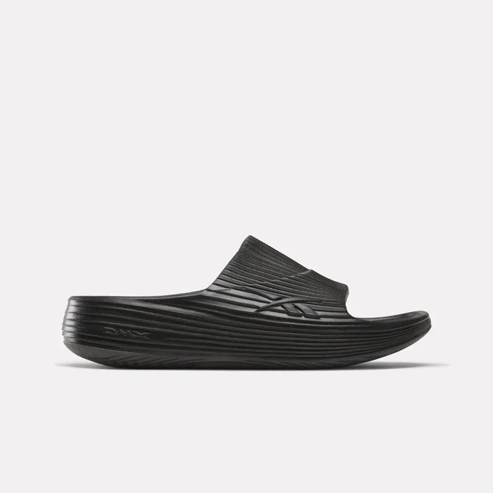 Men Reebok DMX Recovery Slip On Slides Sandals Black 100209351 Running Athletic - image 1