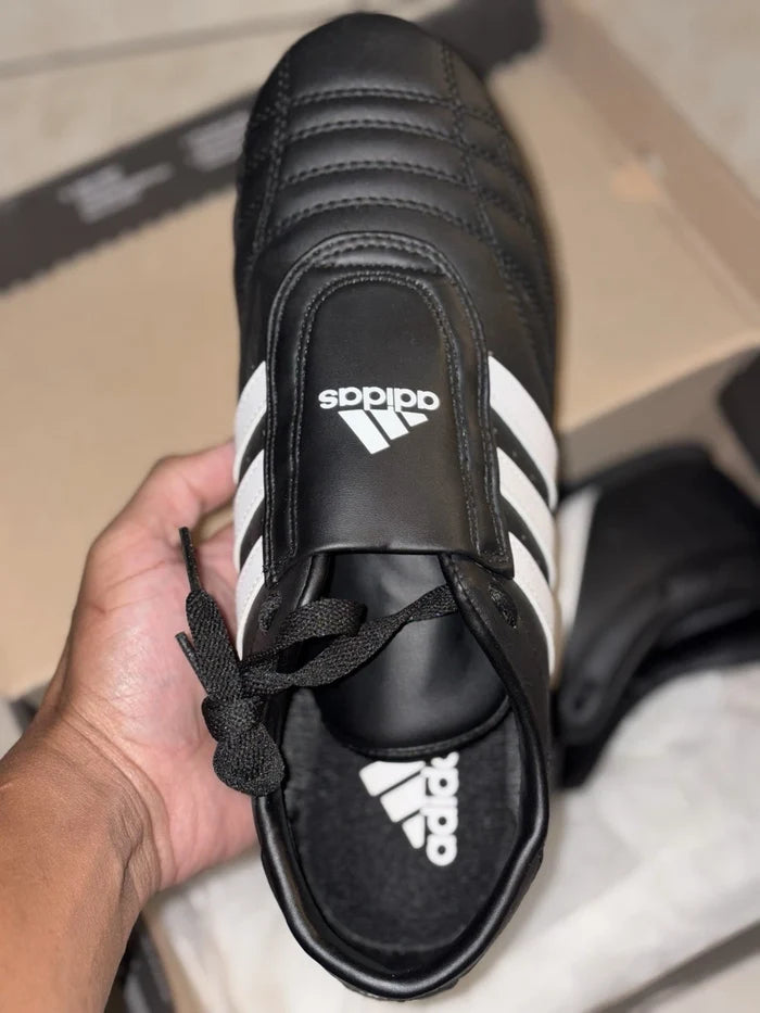 adidas Men's Athletic Sneakers Black White – Low Top Lace-Up Casual Shoes
