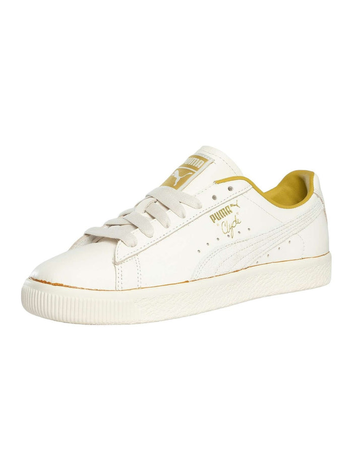 Puma Men's Clyde The Neverworn Leather Trainers, White - Image 1