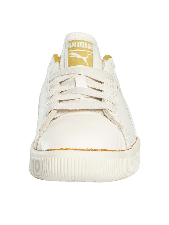 Puma Men's Clyde The Neverworn Leather Trainers, White - Image 4