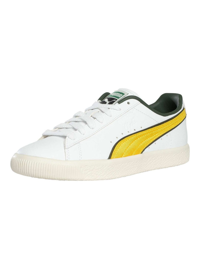 Puma Men's Clyde Varsity Trainers, White - Image 1