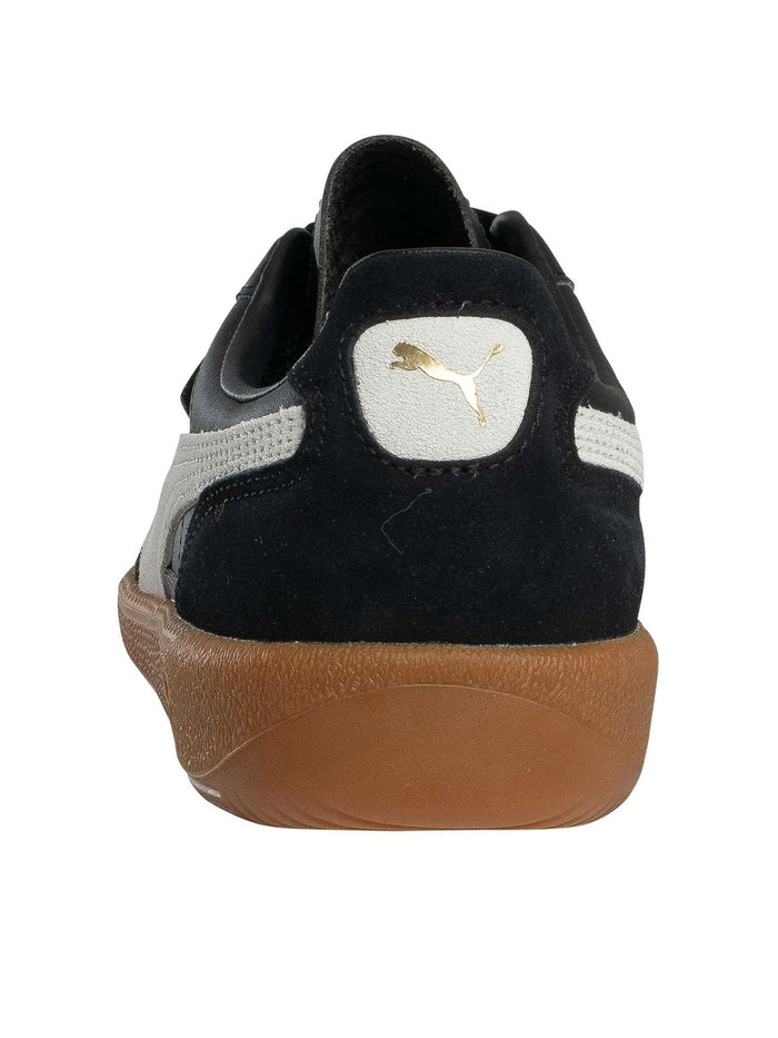 Puma Men's Palermo Leather Trainers, Black - Image 5
