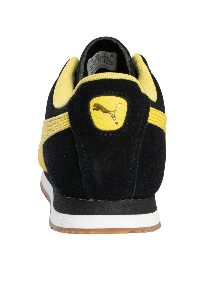 Puma Men's Roma Suede Trainers, Black - Image 5