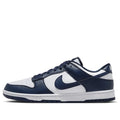 Mens US8.5-12 Nike Dunk Low Retro White Midnight Navy Shoes - Image 1