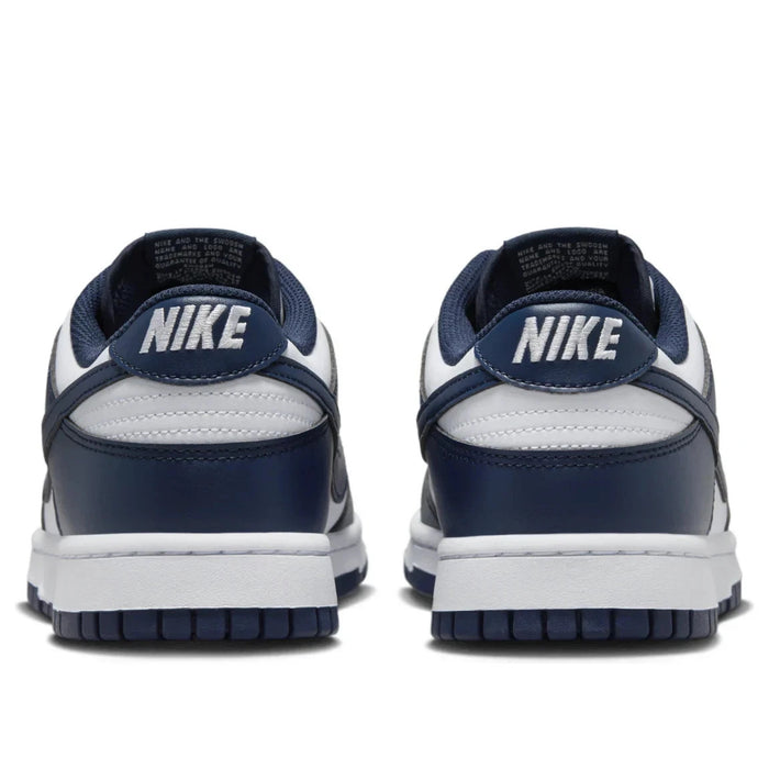 Mens US8.5-12 Nike Dunk Low Retro White Midnight Navy Shoes - Image 4