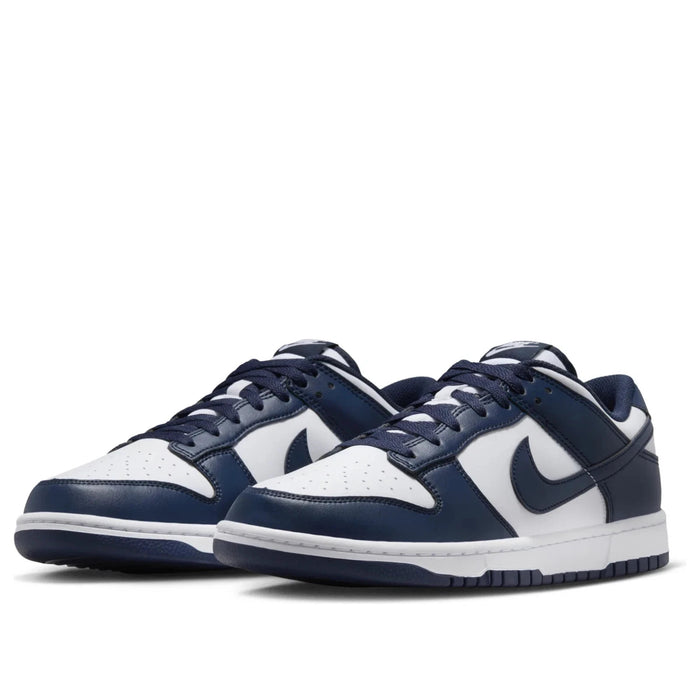Mens US8.5-12 Nike Dunk Low Retro White Midnight Navy Shoes - Image 5