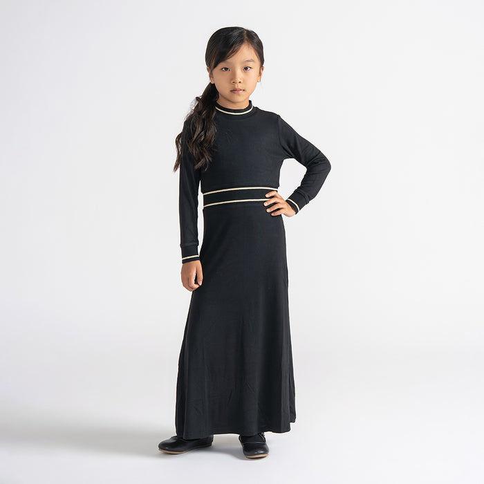 METALLIC TRIM MAXI