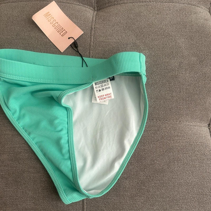 Missguided High Waisted Bikini Swimsuit Bottoms
