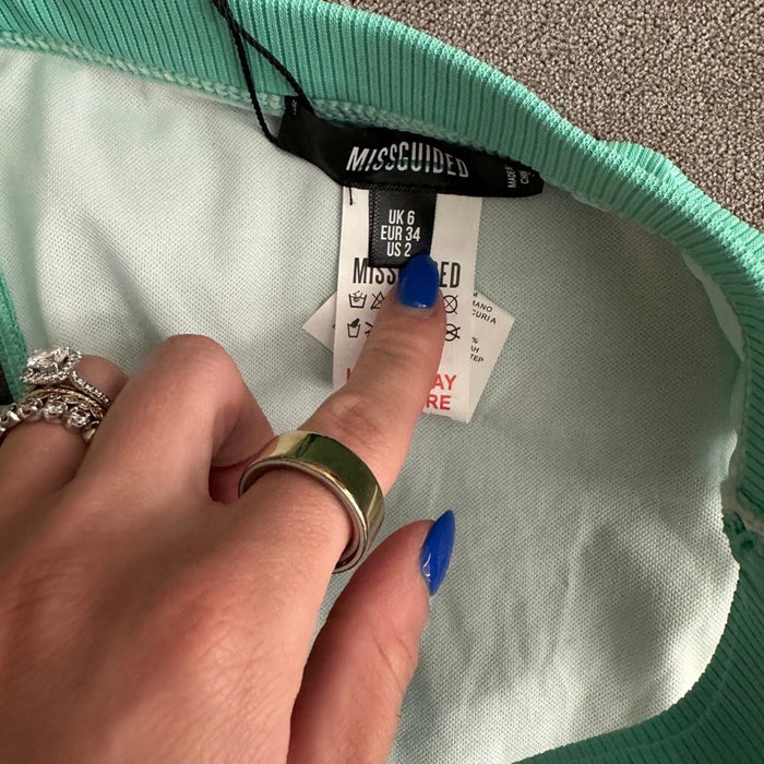 Missguided High Waisted Bikini Swimsuit Bottoms