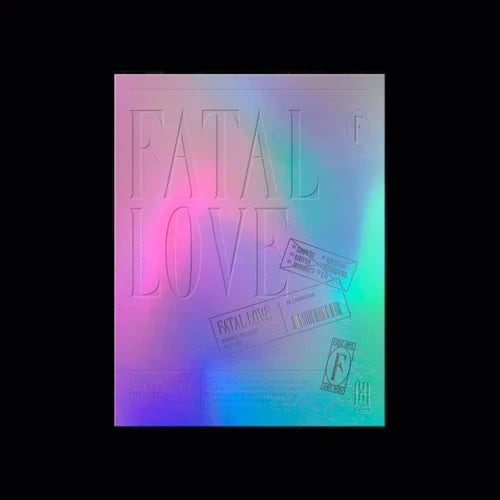 MONSTA X FATAL LOVE 3rd Album - 4 variations - Version 3