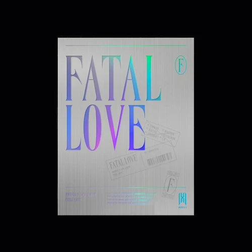 MONSTA X FATAL LOVE 3rd Album - 4 variations - Version 4