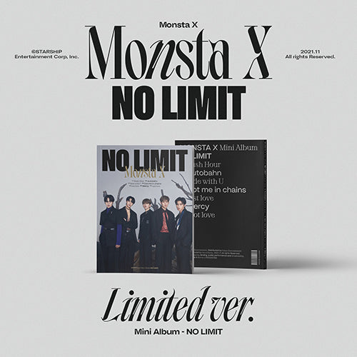 MONSTA X NO LIMIT 10th Mini Album - Limited Version main image