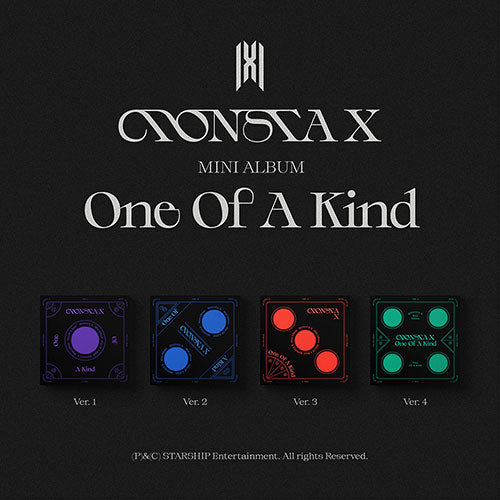 MONSTA X ONE OF A KIND 9th Mini Album - 4 variations main image