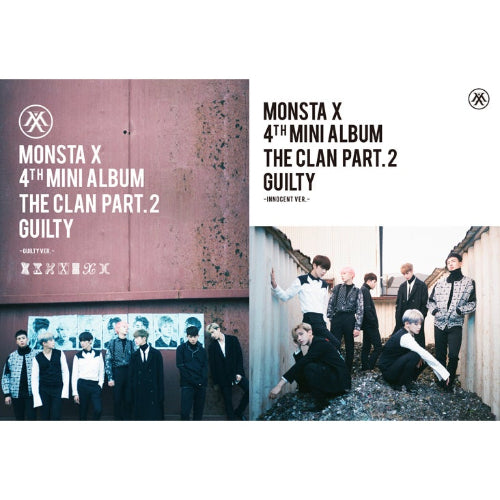 MONSTA X THE CLAN 2.5 PART 2 GUILTY 4th Mini Album 2 variations main product image