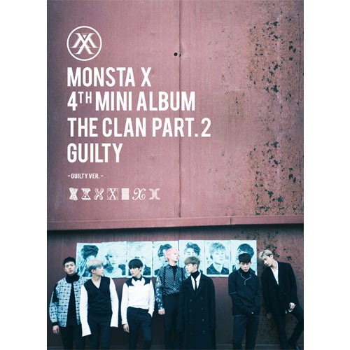 MONSTA X THE CLAN 2.5 PART 2 GUILTY 4th Mini Album 2 variations - Guilty Version