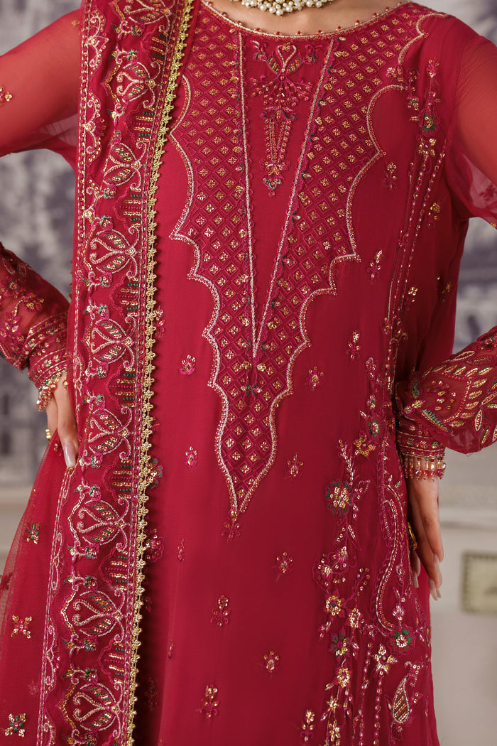 Nain Tara full-length shirt with embellished borders and hangings