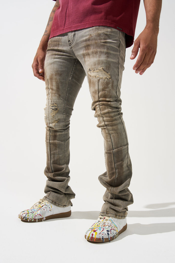 NANODUST Stacked Jeans