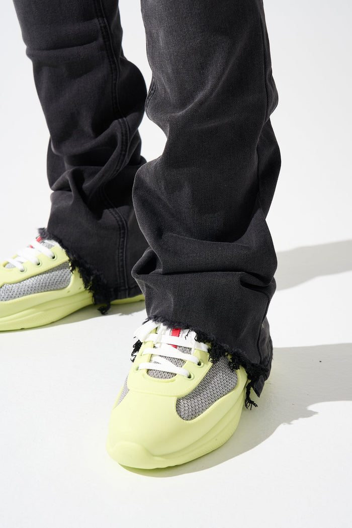 "NICKEL" Stacked Jeans