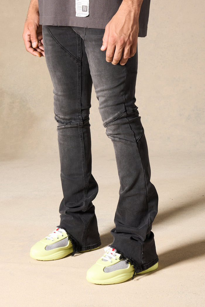 "NICKEL" Stacked Jeans