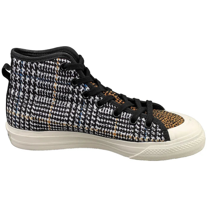 adidas Nizza Hi Rf Mens Fashion Sneakers in Black Multicolour - image 5