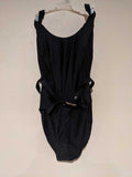 No Boundaries 1 PC Removable Cups Black Swimsuit w/Buckle