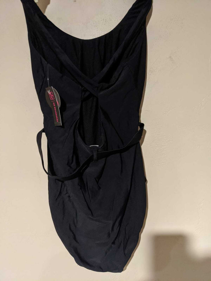 No Boundaries 1 PC Removable Cups Black Swimsuit w/Buckle
