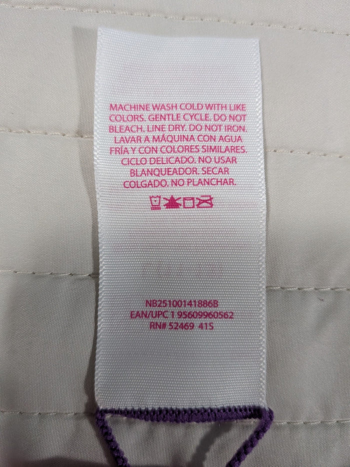 No Boundaries Large (11-13) Bikini Swim Bottom Purple Pink Hygienic Liner