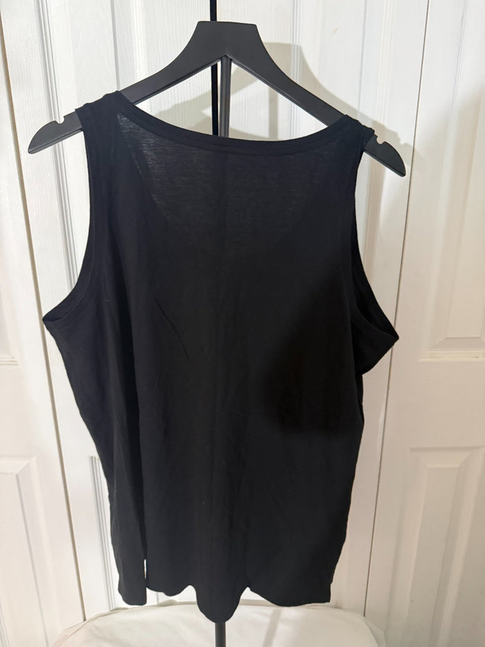 Old Navy Everywear Sleeveless Shirt/Blouse Black