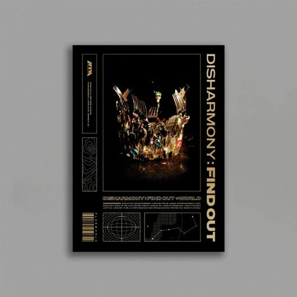 P1Harmony DISHARMONY FIND OUT 3rd Mini Album - WORLD Version