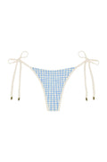 Palma Thong Colorblock - Sky Gingham