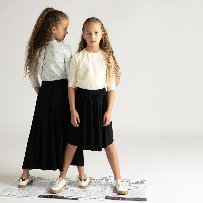 PANELED SKIRT