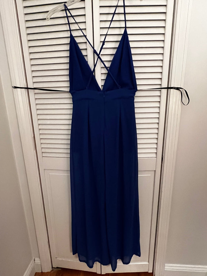Papaya Jumpsuit in Cobalt Blue Size Small Elegant and Light