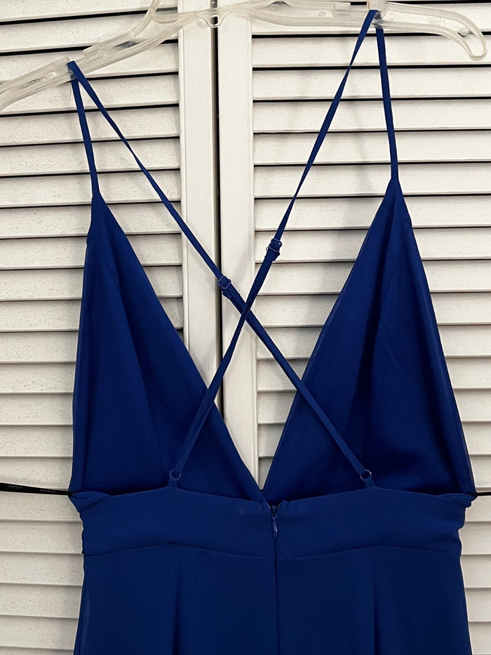 Papaya Jumpsuit in Cobalt Blue Size Small Elegant and Light