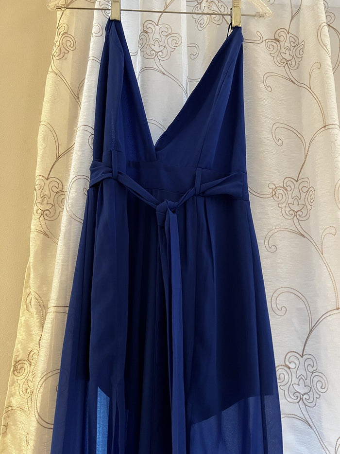 Papaya Jumpsuit in Cobalt Blue Size Small Elegant and Light
