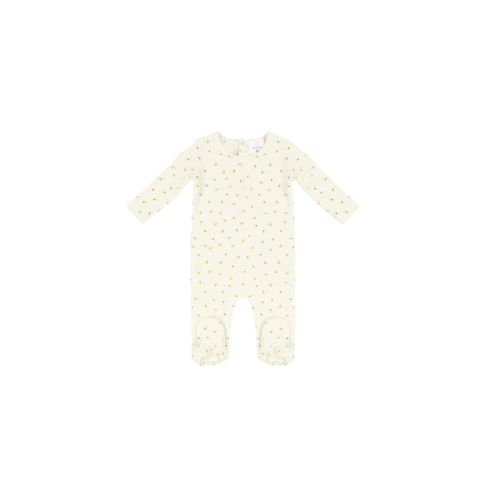 PETITE FLORAL FOOTIE