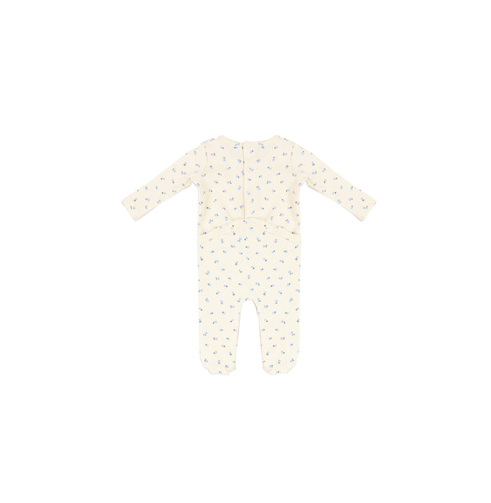 PETITE FLORAL FOOTIE