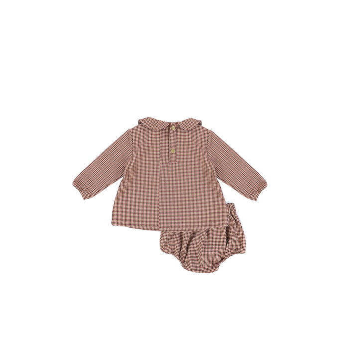 PLAID BABY SET