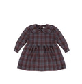 PLAID COLLAR DRESS