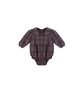 PLAID COLLAR ROMPER